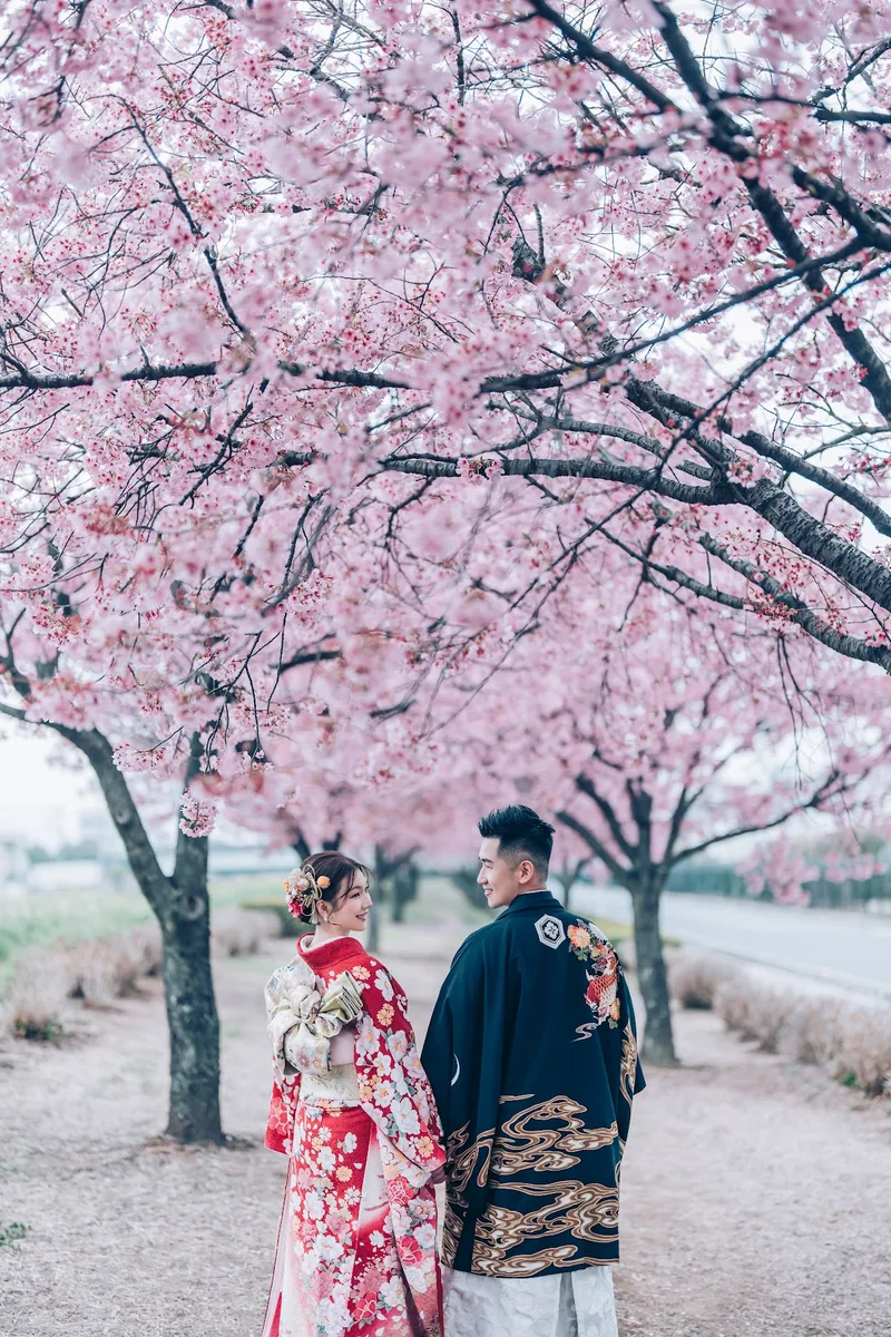 Winky & Kelvin 櫻花婚紗照