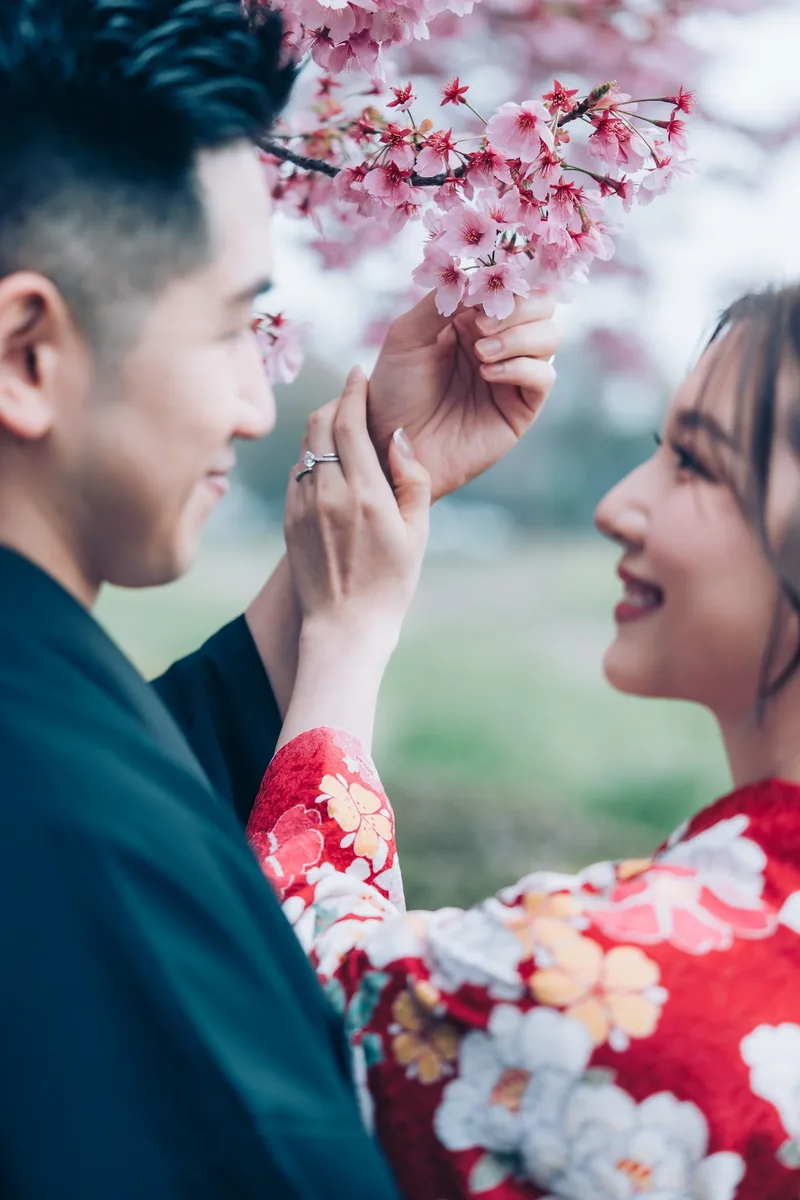 Winky & Kelvin 櫻花婚紗照