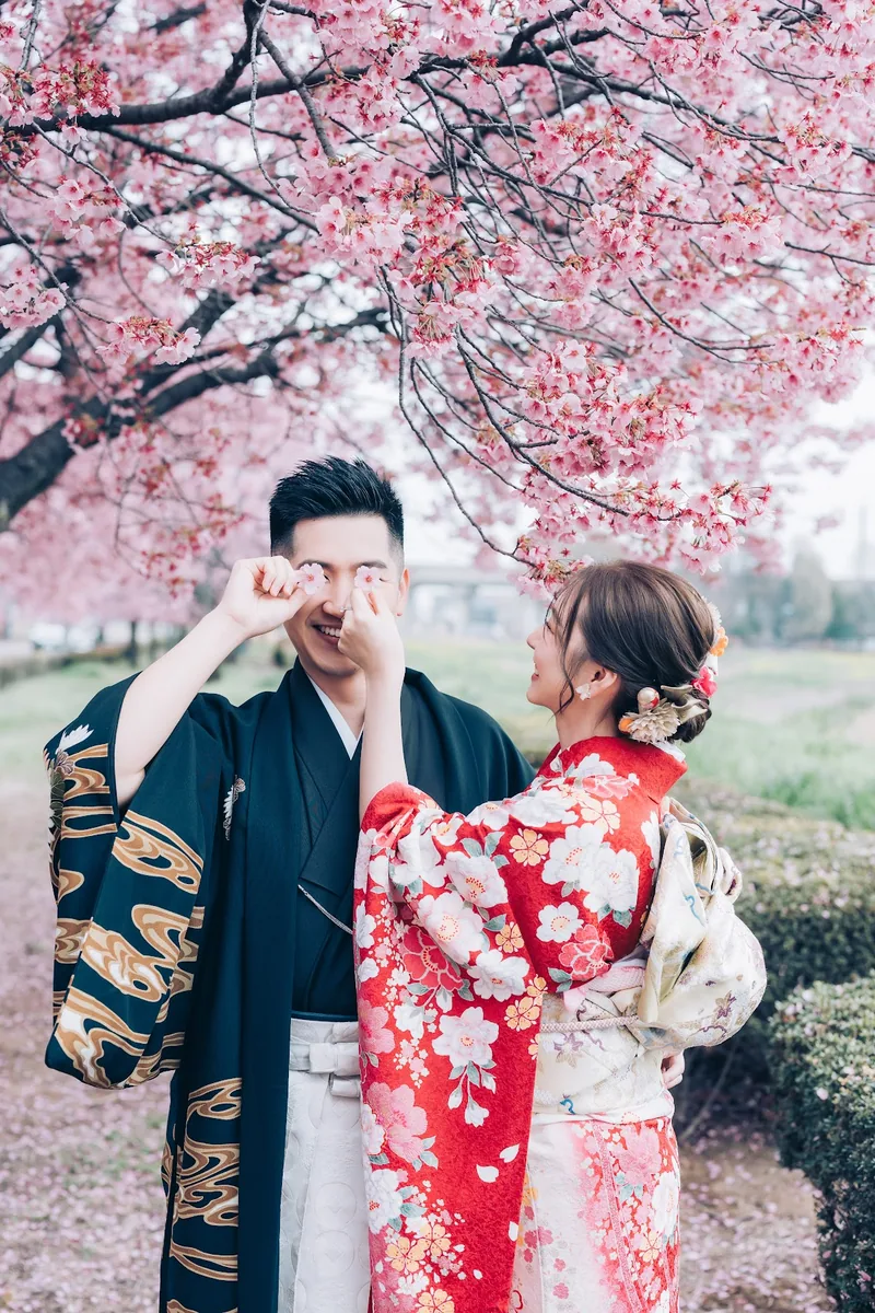 Winky & Kelvin 櫻花婚紗照