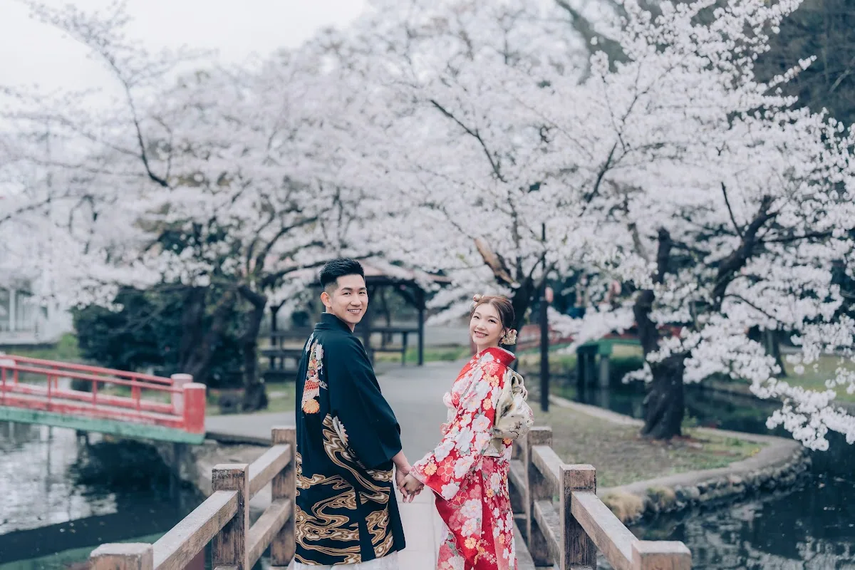 Winky & Kelvin 櫻花婚紗照